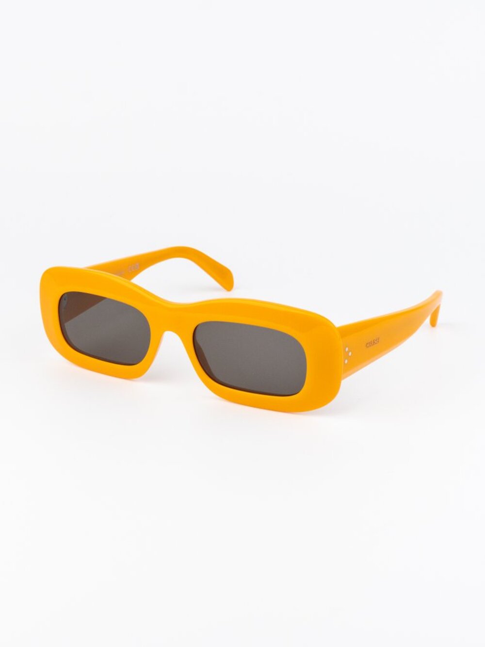 Celine Men Sunglasses Orange Grey Rectangle CL40294I 42A NEW AUTHENTIC